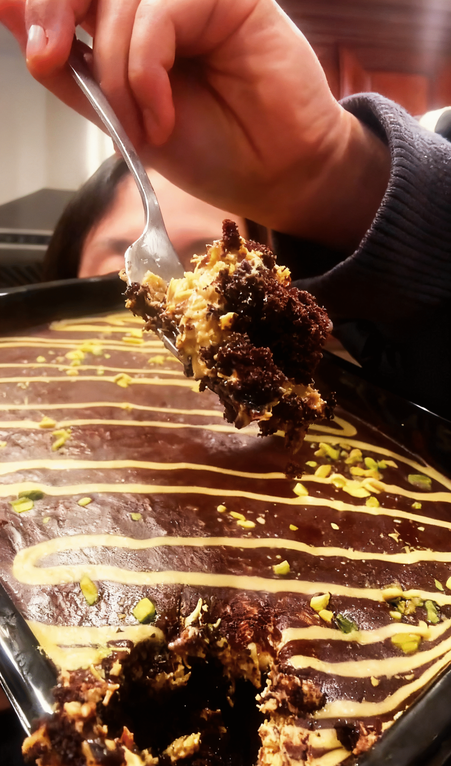 Dubai Chocolate cake